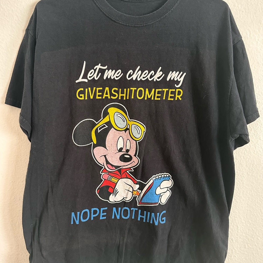Funny Mickey graphic tee